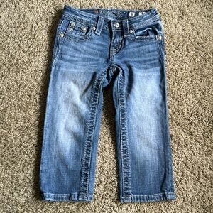 Miss Me Cropped Jeans Size 8